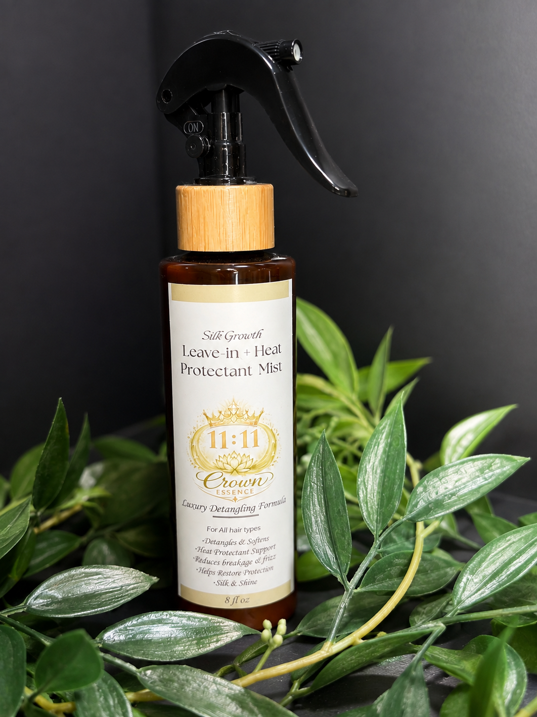 Leave in + Heat Protectant  Detangling  Mist